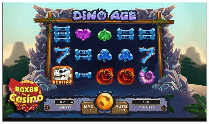 Bảng thanh toán biểu tượng trong game Dino Age