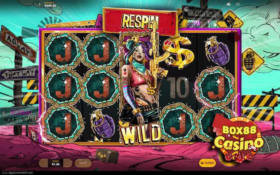 Các biểu tượng trong game Mayhem